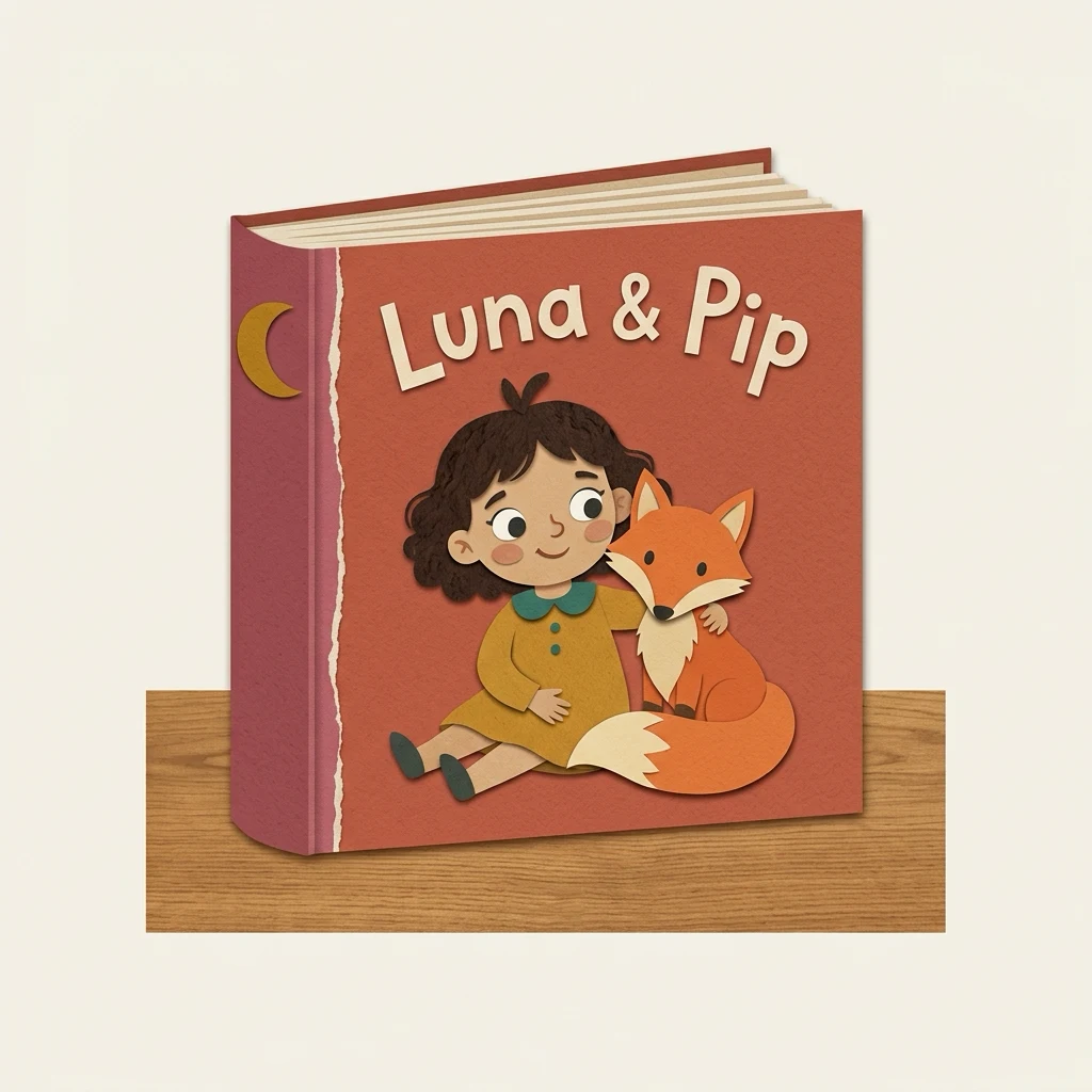 A fresh book with a titled cover, opening to reveal the familiar shape of chapters and numbered pages.